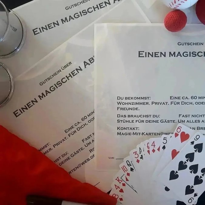Gutschein für einen Zauberer